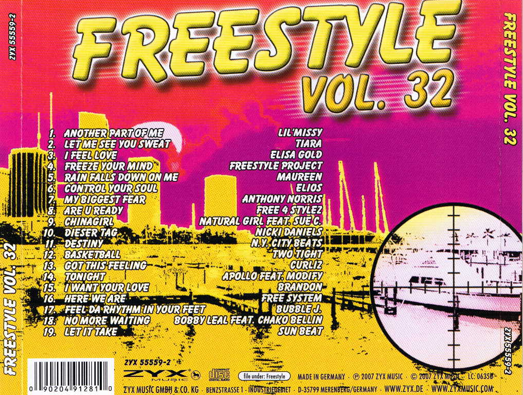 Freestyle Music Freestyle Vol. 32 ZYX Music CD, Comp · 2007 · Germany