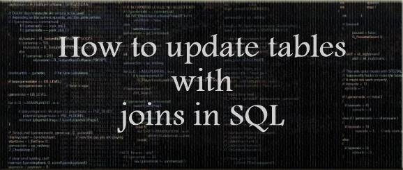 How to update tables with joins in SQL ~ DotNetKida