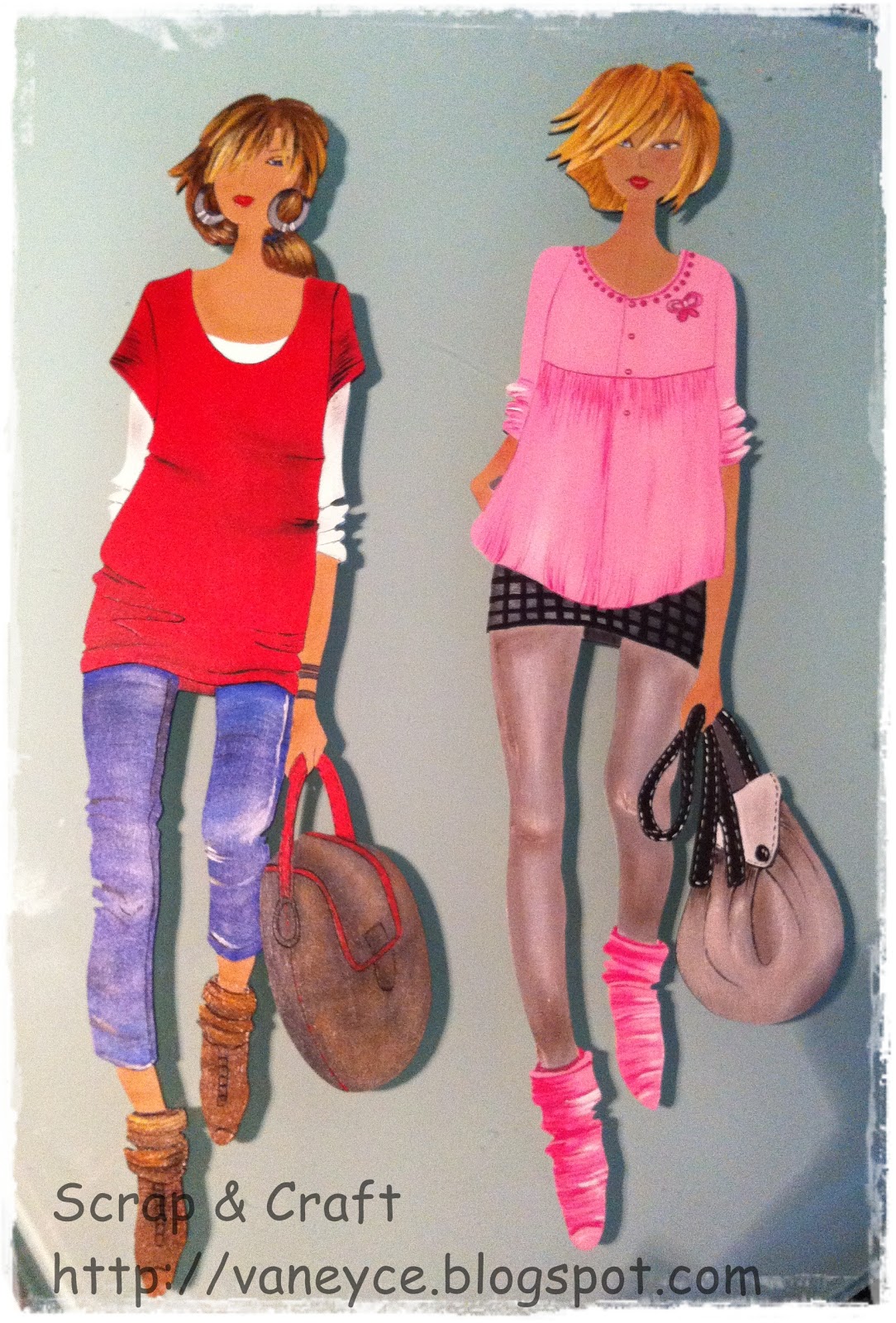 Los Pinceles de Hugo: Siluetas de madera