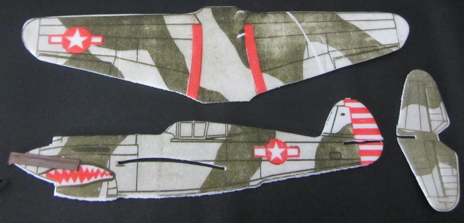 The Styrofoam Glider Squadron Pactra AeroFlex Stunt Plane Curtiss P