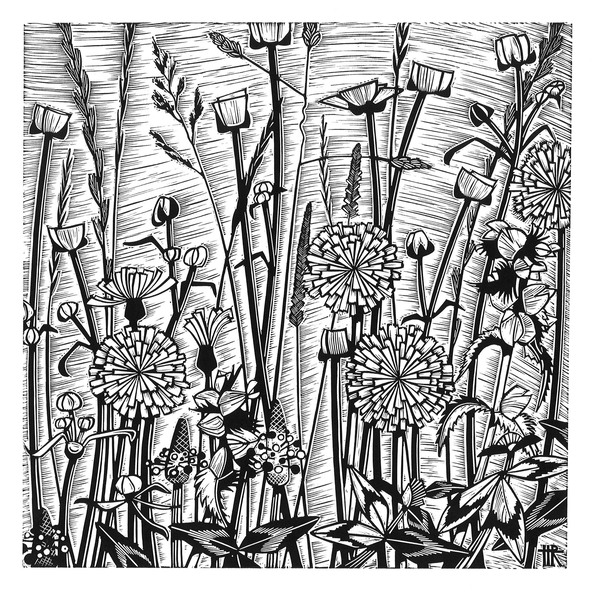 Black and White Block Printmaker Roddie