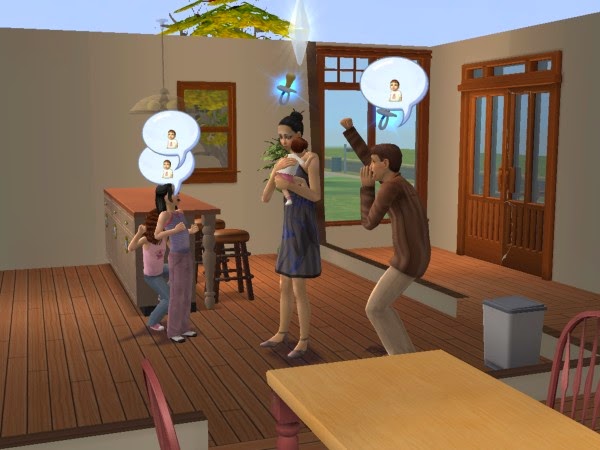 My Sims 2 NEW Families (UC) + The Baby Dangle Master and The ...
