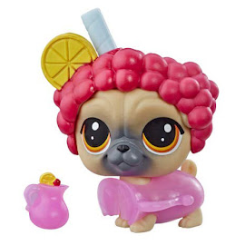 Littlest Pet Shop Series 4 Thirsty Pets Pug (#4-164) Pet
