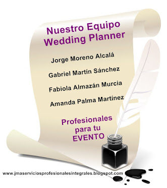 Nuestro Equipo Profesional Wedding Planner