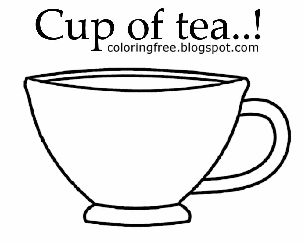 201 Cartoon Cup Coloring Pages with Animal character
