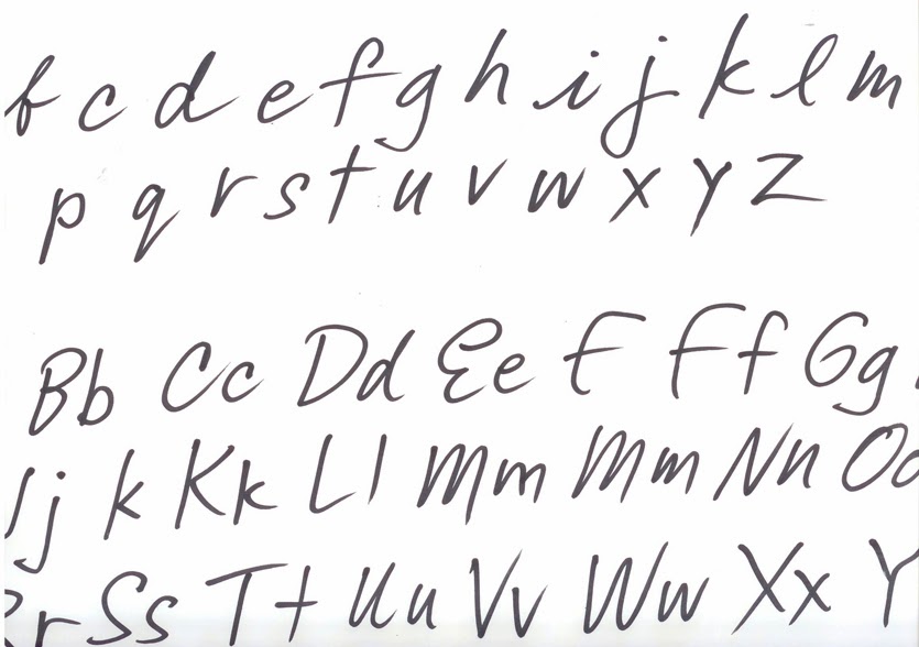 Beautiful Handwriting Alphabet 57
