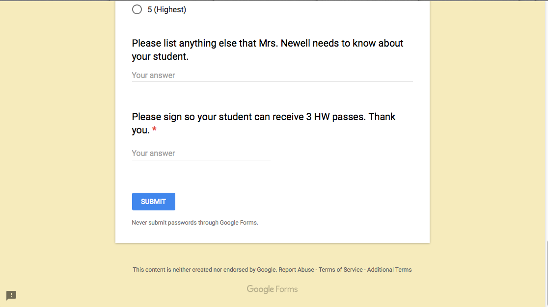worlds okayest teacher shirt student information form
