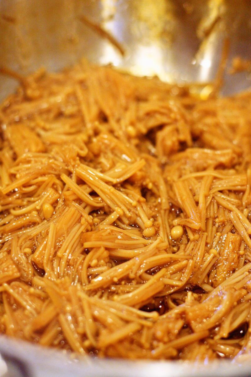 Perfectly imperfect Marinated Enoki Mushrooms, Nametake