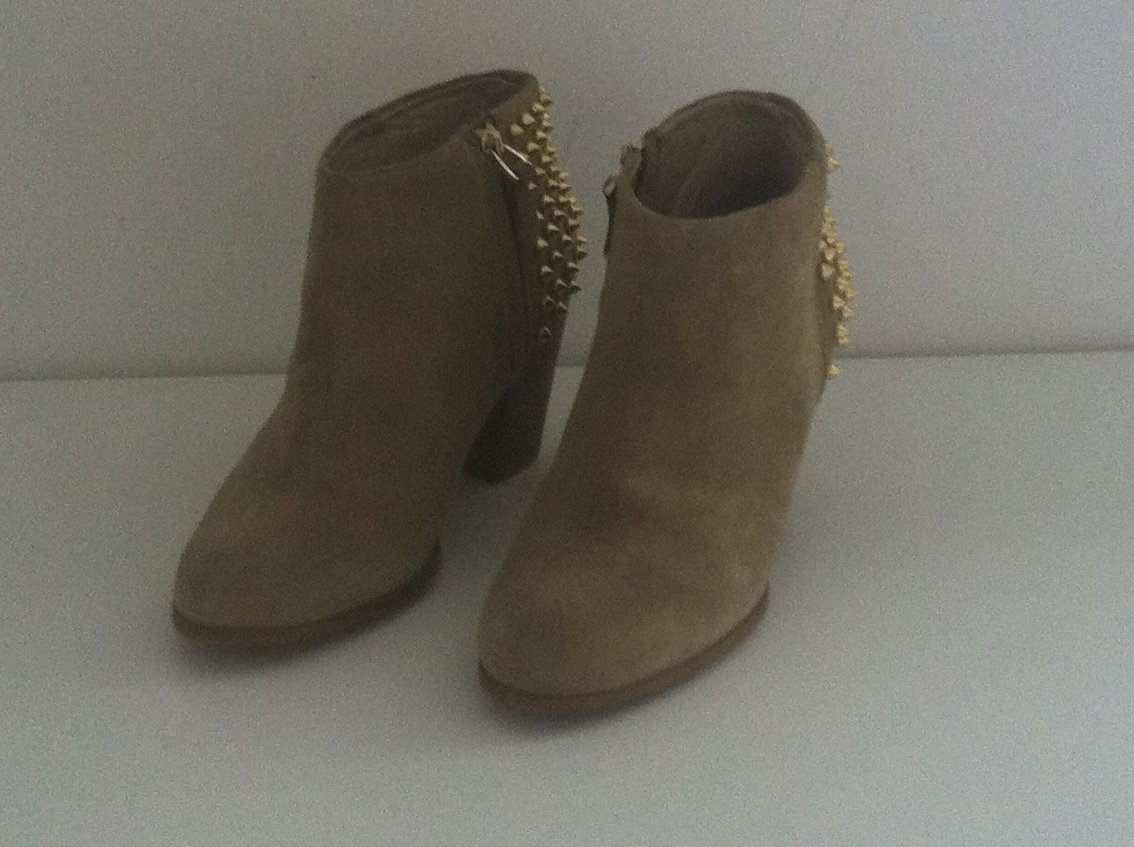 bottines zara cloutées