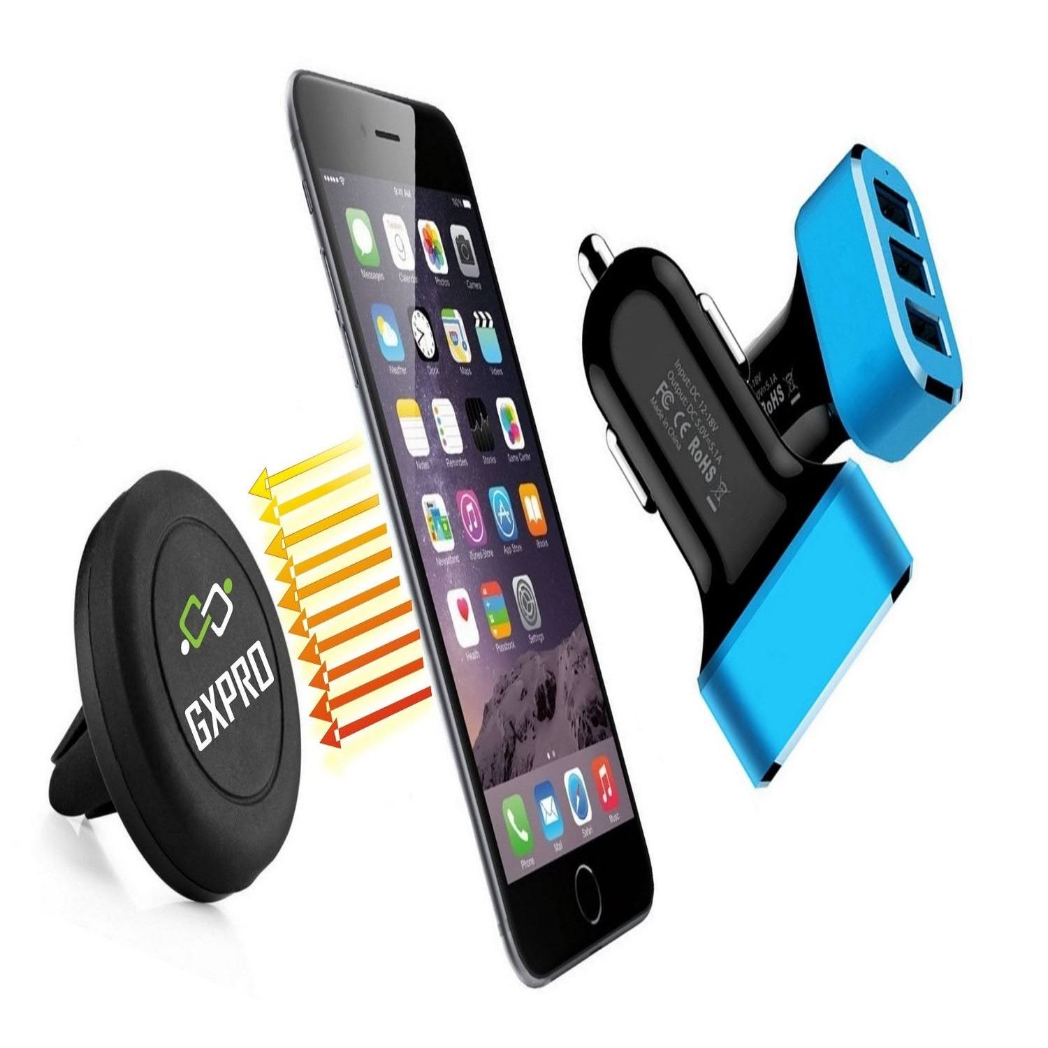 To Daisy's Reviews Bundle Car Phone Mount and 3port USB Car