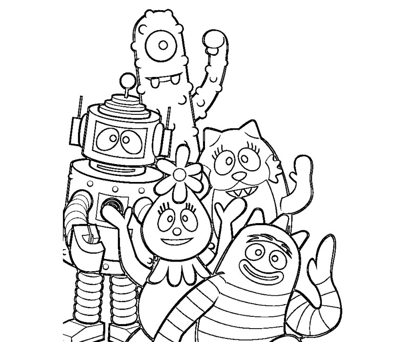 yo gabba coloring pages - photo #45