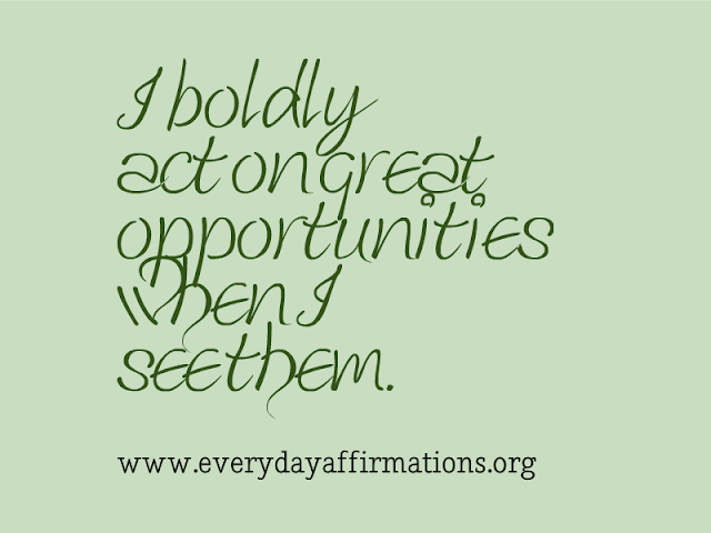 Daily Affirmations - 7 August 2013