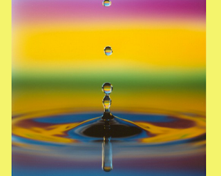 rainbow raindrop from The Spiritual Mechanics of Diabetes blog