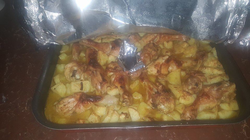 عمل صينية البطاطا بالدجاج علي الطريقة السورية عرب كوول