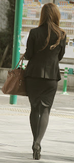 fashion tights skirt dress heels : Business woman outfit