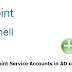 Create SharePoint Service Accounts in AD using PowerShell