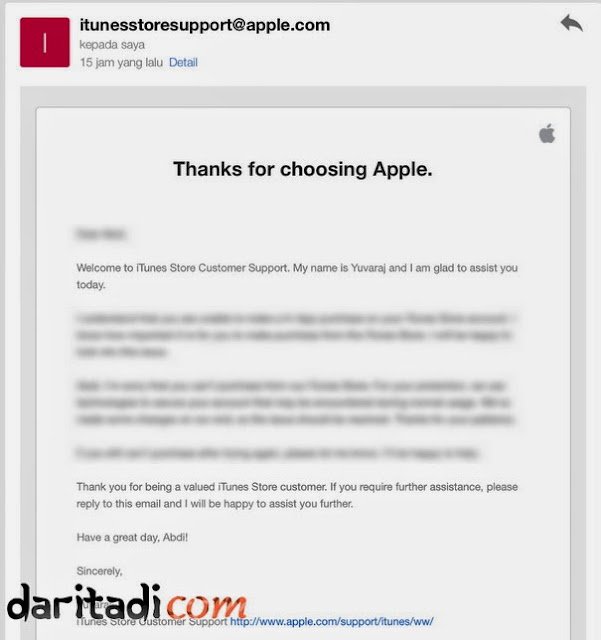 Apple support itunes