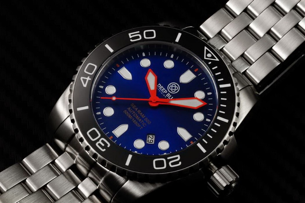 DEEP BLUE Watches Sea Ram 500 AUTO.