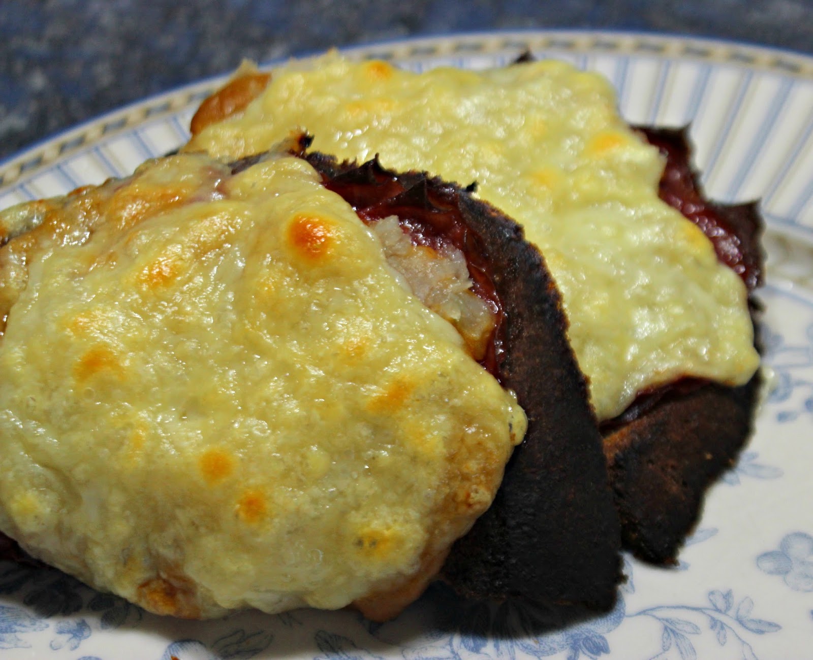 Our Retirement Days Open Faced Reuben Sandwich