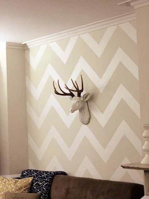 Good Style: Painted Walls: Chevron