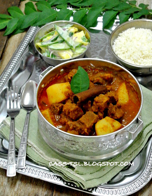 印度咖哩羊肉(无椰浆) indian style mutton curry