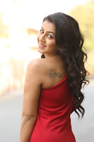Nikki Galarani Sizzling Photos in Red HeyAndhra