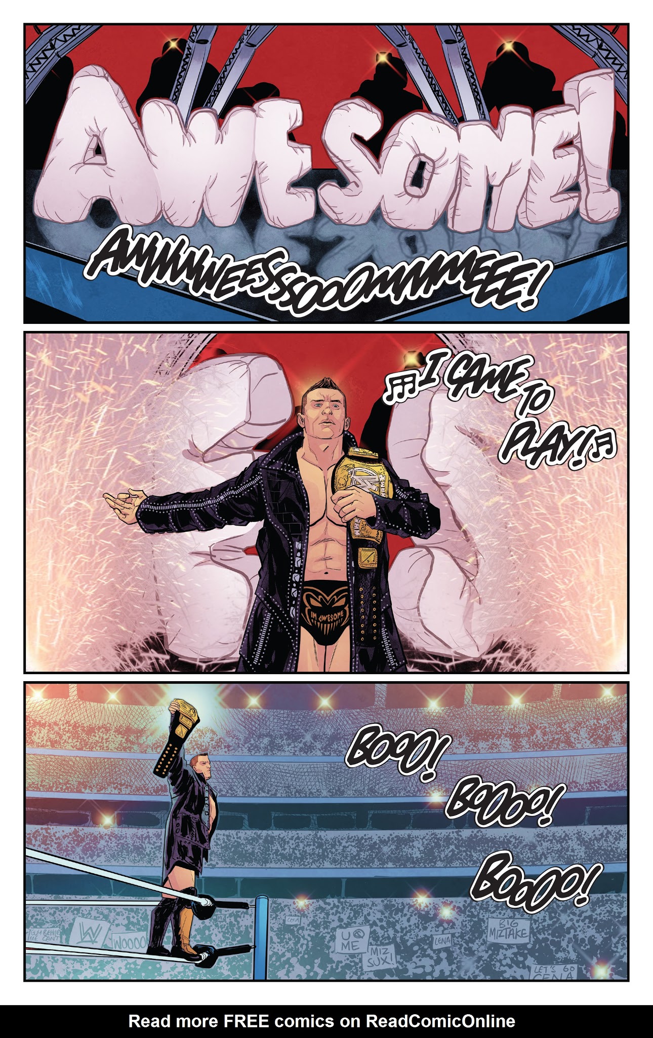 Read online WWE: Wrestlemania 2018 Special comic -  Issue # Full - 5
