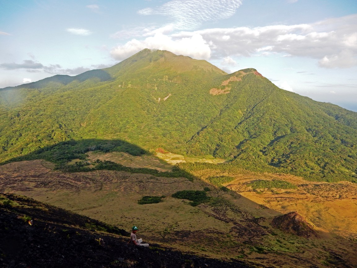 the viewing deck Babuyan Island's Boat Ride View and Smith Volcano (Mt