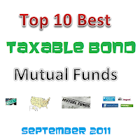 Top 10 Best Taxable Bond Mutual Funds of September 2011