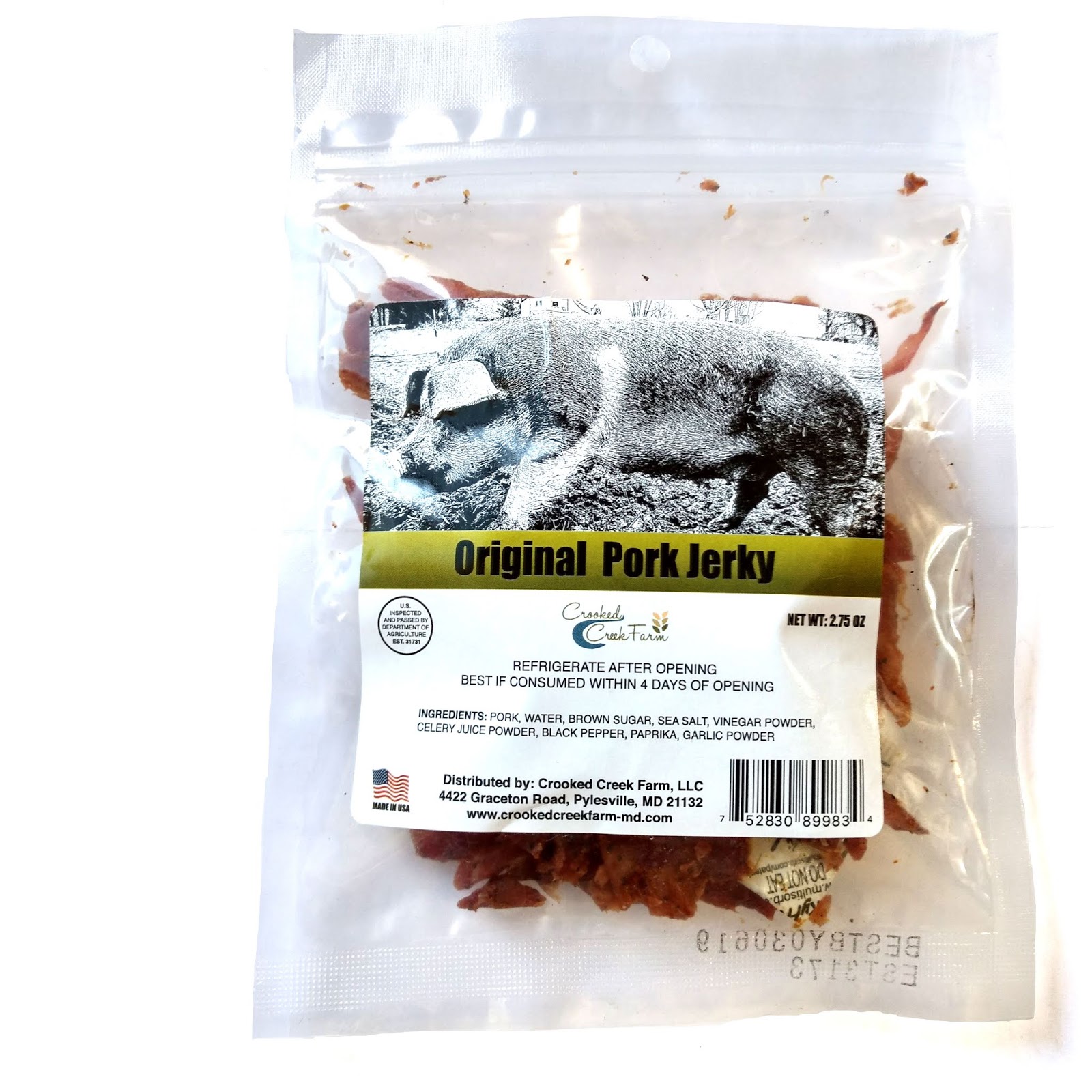Crooked Creek Farm Pork Jerky Beef Jerky Reviews