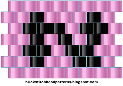 Free Brick Stitch Alphabet 1 Bead Pattern N Download