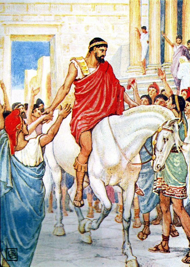 Alcibiades return to Athens