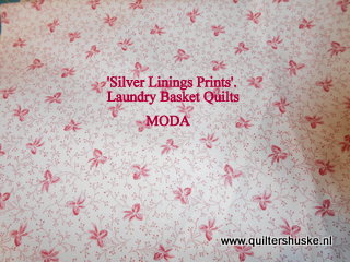 'Silver Linnings Prints'Laundry Baskett Quiltd'.