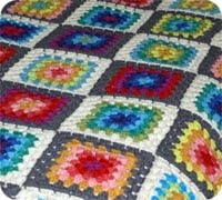Rainbow Granny Blanket