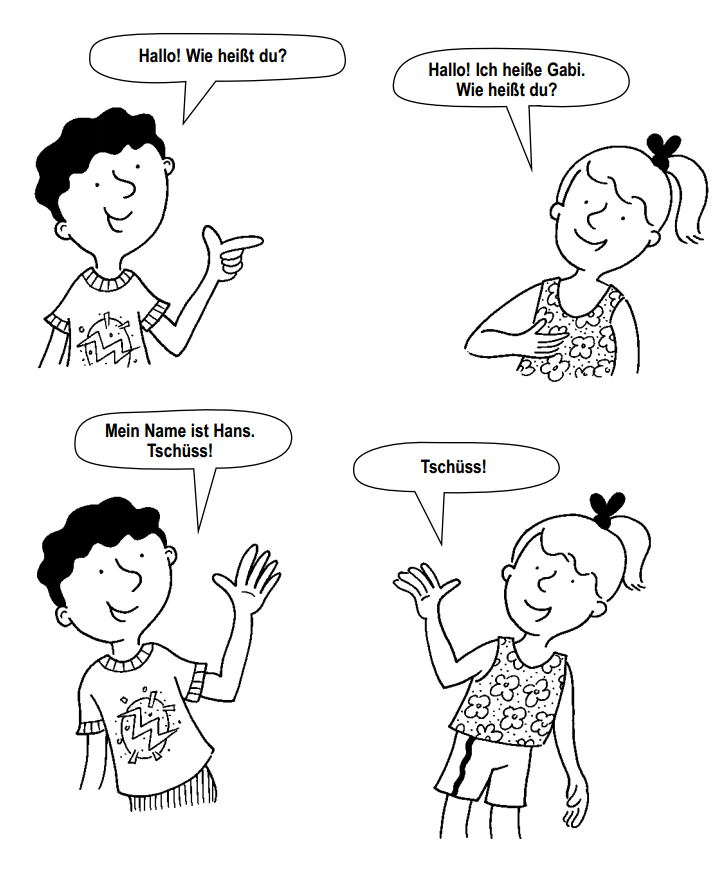 Eine kleine Deutschkiste Wie heißt du?