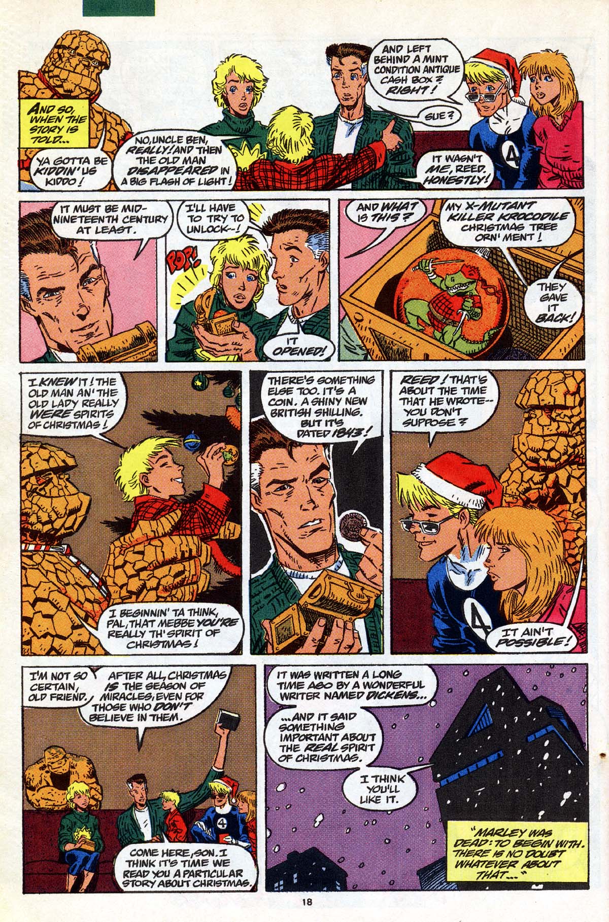 Read online Marvel Holiday Special (1991) comic -  Issue #1991 - 21
