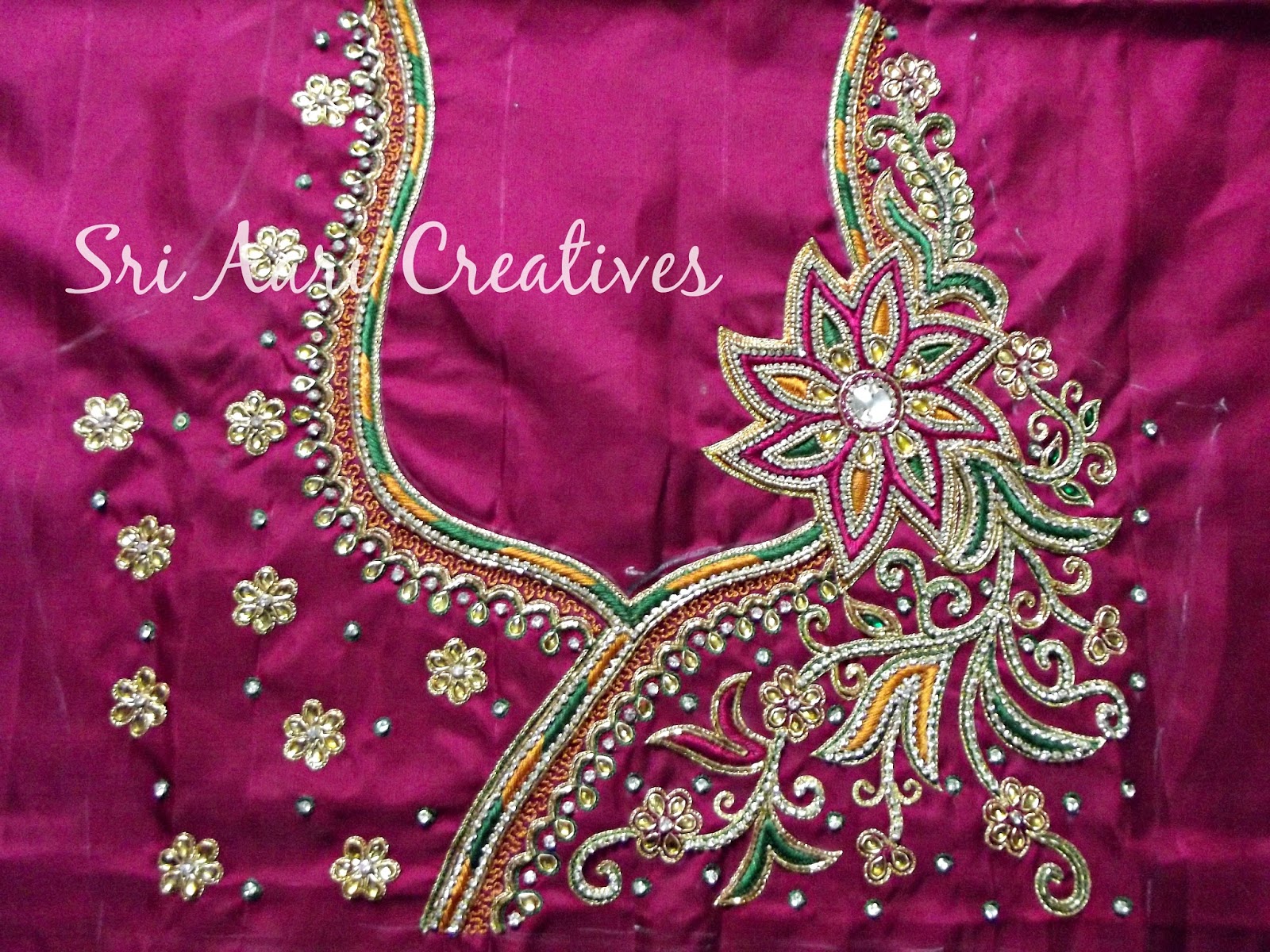 SRI AARI CREATIVES: Best Bridal Blouse Designs in Chennai