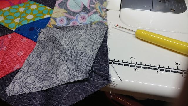 Slow and steady when sewing fussy cut rows