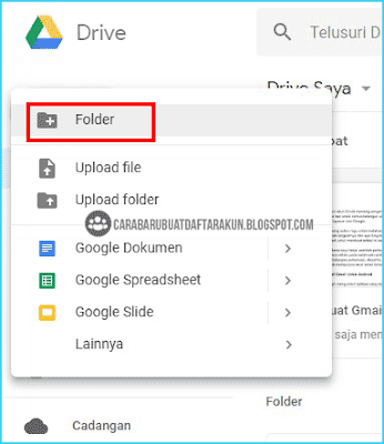 cara menggunakan Google Drive di laptop