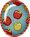 Abecedario con Manzanas Rojas y Verdes. Alphabet with Red and Green Apples.