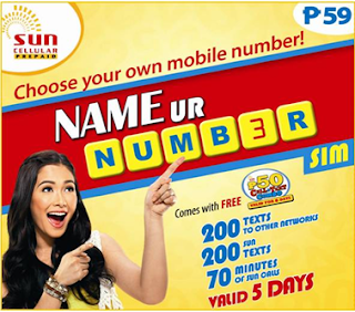 Sun introduces Name UR Number SIM