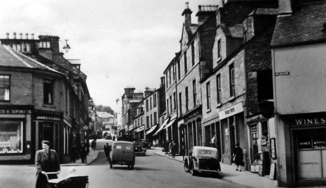 Tour Scotland Old Photograph Allan Street Blairgowrie Perthshire Scotland