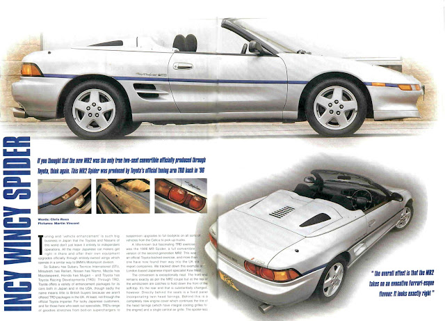 Toyota MR2 MK2 SW20 SW21 SW22 japoński sportowy samochód coupe JDM mid-ship mid-engine spider 日本車 トヨタ