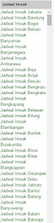 jadwal imsak terlengkap seluruh indonesia