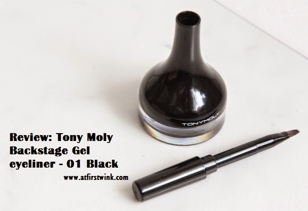 Review: Tony Moly Backstage gel eyeliner - Black