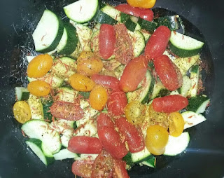 zucchini & tomatoes
