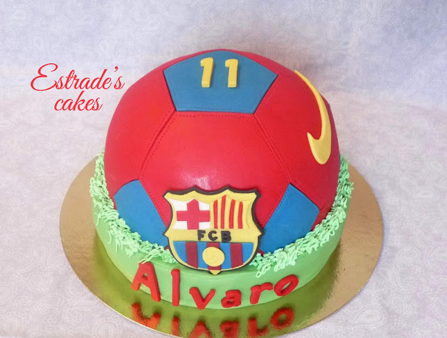 tarta balón del Barcelona 1