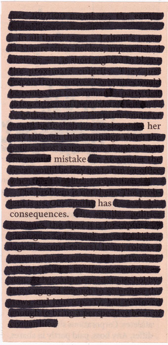 Economic Words Her Mistake