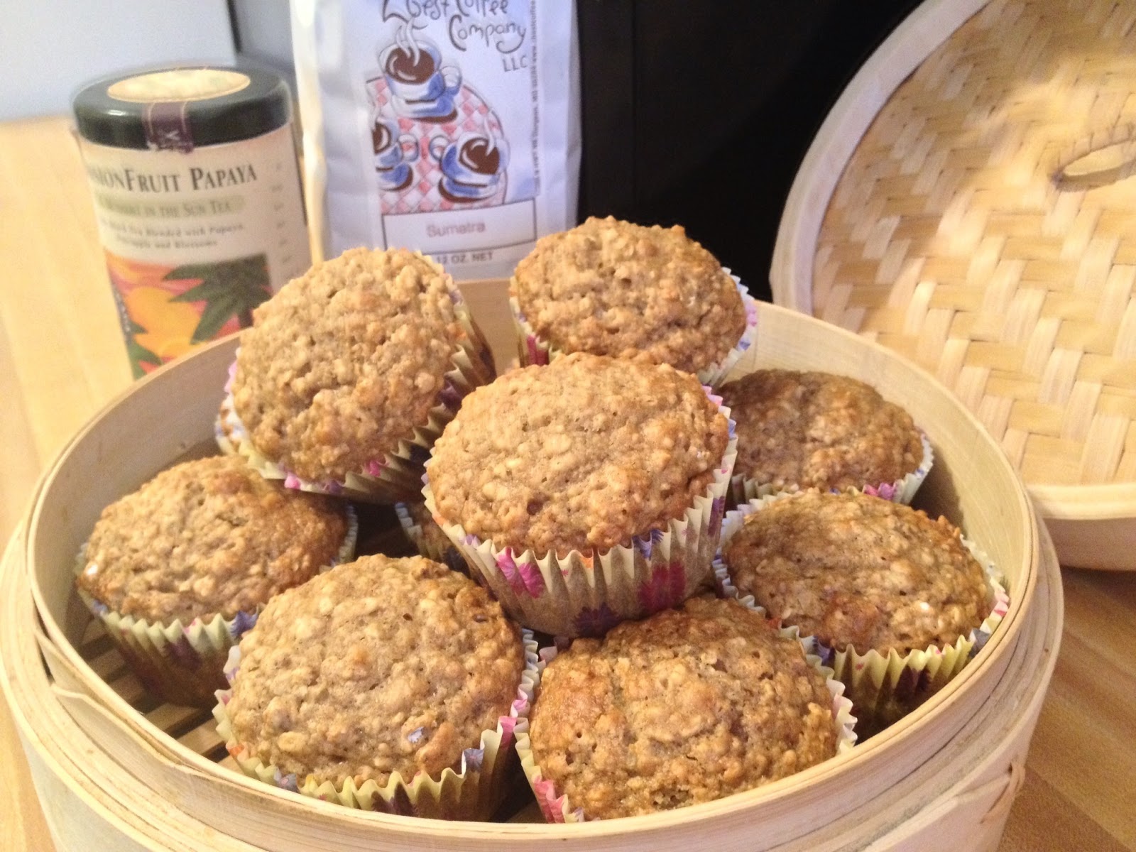 Kitchen Couture Applesauce Cinnamon Oat Muffins