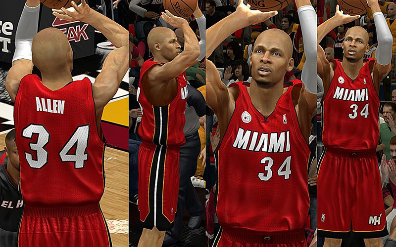 NBA 2K12 Miami Heat Floridians Jersey Patch 